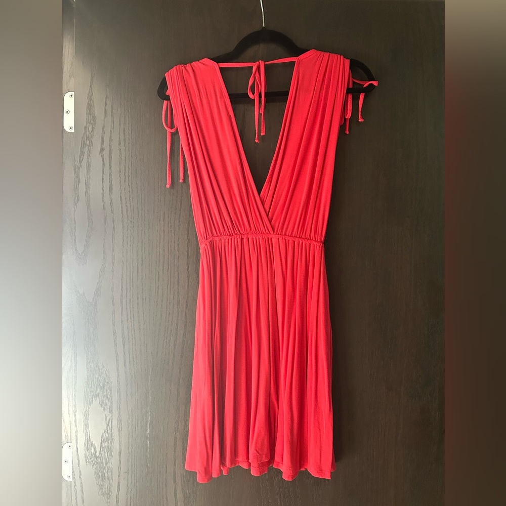 Bright Coral lulus mini dress. XS